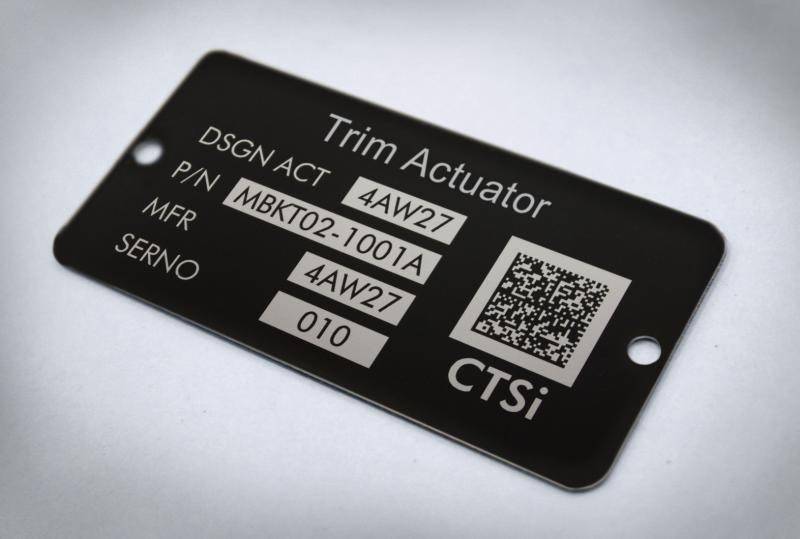 Acier, atelier de découpe et marquage laser sur DuraBlack proche Marseille à Berre l'Etang