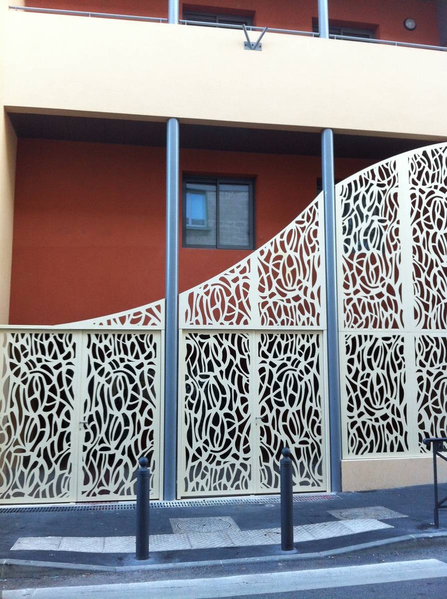 Panneaux décoratif en tôles découpes laser