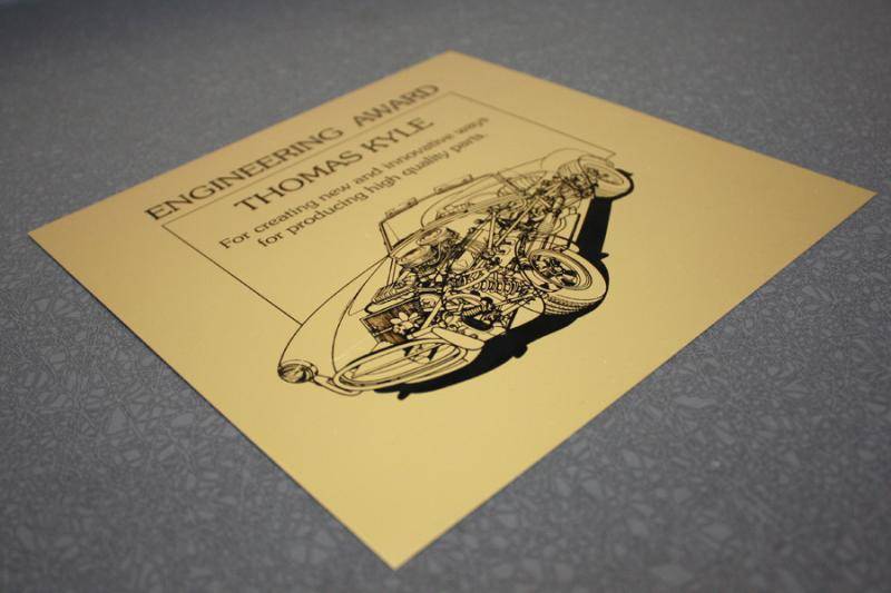 Acier entreprise de gravure laser sur AlumaMark proche Marseille à Berre l'Etang