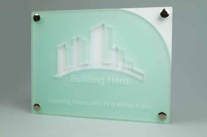 Entreprise de découpe laser sur TroGlass Frosted proche Marseille à Berre l'Etang